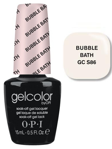 Гель-лак OPI Bubble Bath світло-молочний, з легким рожевим відтінком, емаль 15 мл