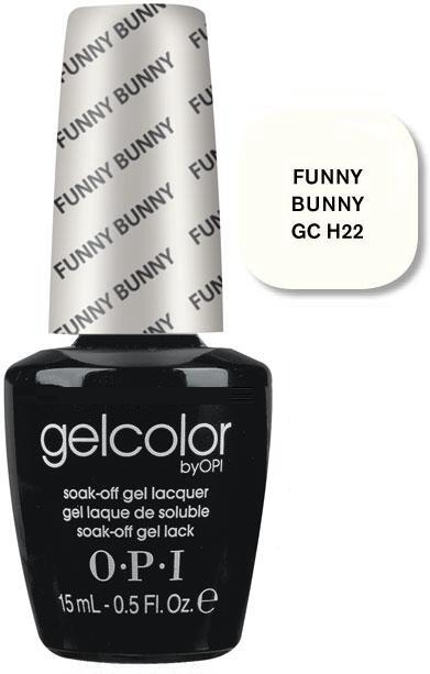Гель-лак OPI Funny Bunny ніжно-білий, емаль 15 мл
