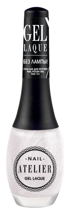 Лак Vivienne Sabo Nail Atelier №101 прозорий з райдужним шиммером 12 мл