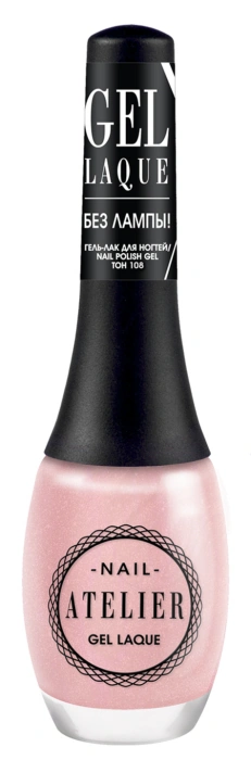 Лак Vivienne Sabo Nail Atelier №108 рожево-білий перлинний 12 мл