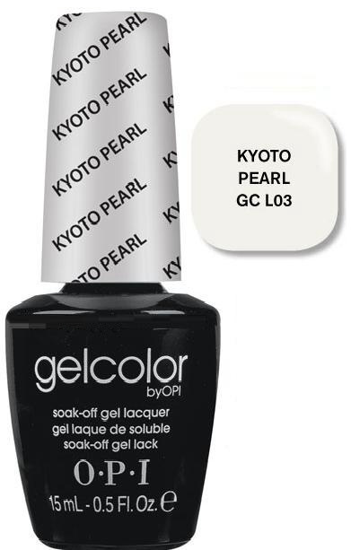 Гель-лак OPI Kyoto Pearl білий перламутр, ідеальний для весільного френча 15 мл