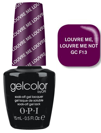 Гель-лак OPI Louvre Me Louvre Me Not темно-фіолетовий з ледь помітним мікроблиском 15 мл