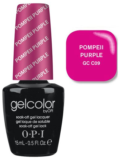Гель-лак OPI Pompeii Purple фуксія, з легким неоново-перламутровим відливом 15 мл