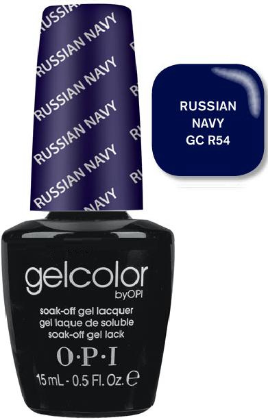 Гель-лак OPI Russian Navy темно-синій, з мікроблиском 15 мл