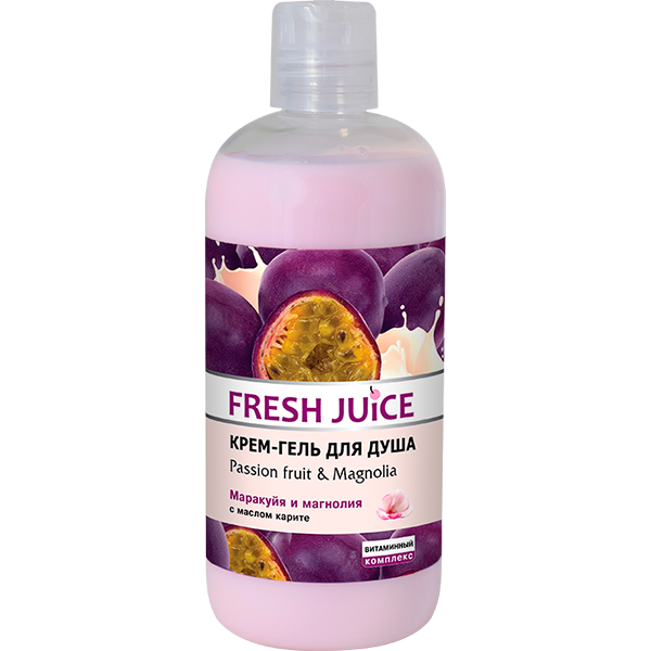 Крем-гель для душу Маракуя і Магнолія Fresh Juice Cream Shower Gel Passion Fruit & Magnolia 500 мл