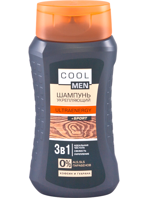 Cool men ULTRAENERGY Shampoo firming 250 мл
