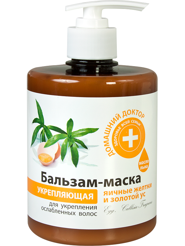 Домашний Доктор (The Doctor) Balm Mask the Egg Yolks and Golden Mustache 500 мл