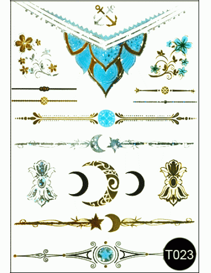 Наклейки на тіло Kodi Tattoo Style T023