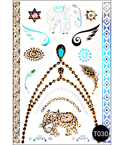 Наклейки на тіло Kodi Tattoo Style T030