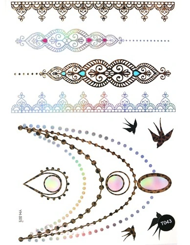 Наклейки на тіло Kodi Tattoo Style T043