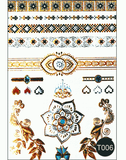 Наклейки на тіло Kodi Tattoo Style T006