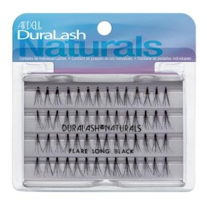 Довгі чорні пучкові вії Ardell Duralash Naturals Long Black безвузликові 56 шт