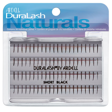 Короткі чорні пучкові вії Ardell Duralash Regular Short Black корекція 56 шт
