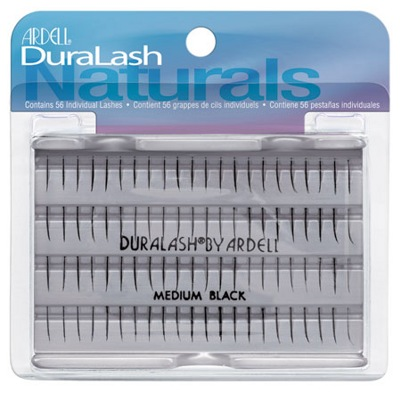 Середні чорні пучкові вії Ardell Duralash Regular Medium Black корекція 56 шт