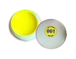 Гель фарба Trendy Nails Gel Paint Neon №1 неон жовтий 5г