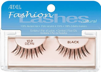 Чорні накладні вії №102 Ardell Fashion Lashes 102 Demi Black