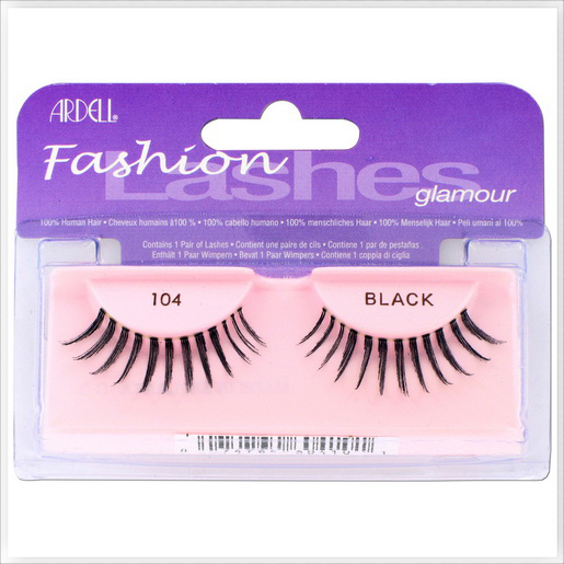 Чорні накладні вії №104 Ardell Fashion Lashes 104 Demi Black