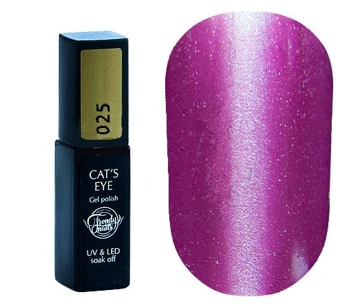 Магнітний гель-лак «Котяче око» Trendy Nails Gel Polish Cats eye №25 10 мл