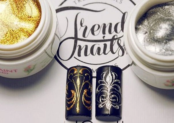 Гель-паста Trendy Nails Gel Paste №3 золото 5г