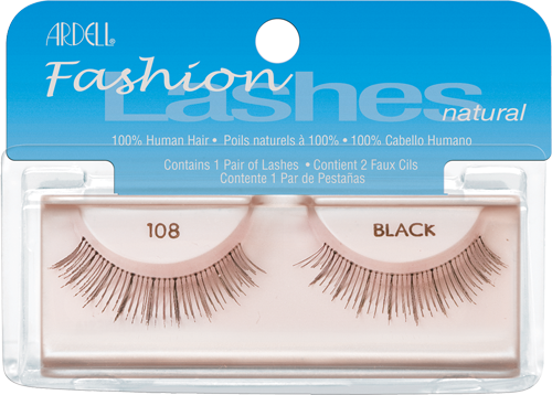 Чорні накладні вії №108 Ardell Fashion Lashes 108 Demi Black