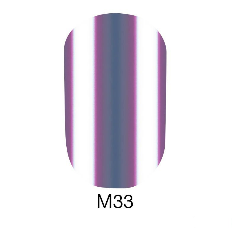 Гель-лак Naomi Gel Polish Metallic Collection M33 фіолетовий металік 6 мл