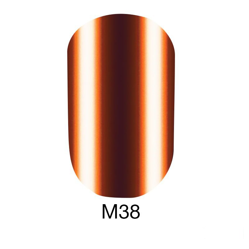 Гель-лак Naomi Gel Polish Metallic Collection M38 коричневий металік 6 мл