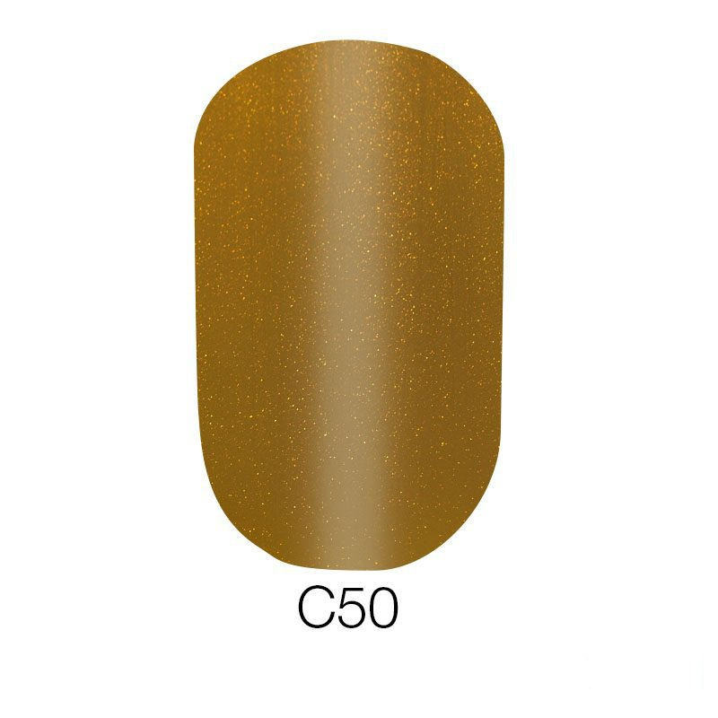 Магнітний гель-лак Naomi Gel Polish Cat Eyes С50 золотистий хакі із шиммерами 6 мл