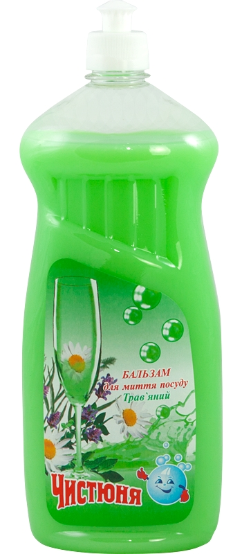 Бальзам для миття посуду Трав`яний Чистюня Balsam for Washing Dishes Herbs 1л