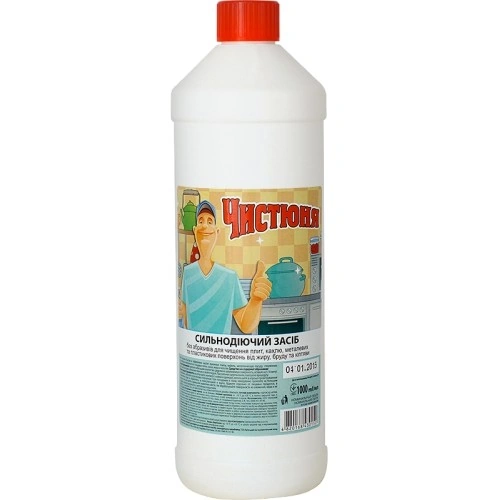 Засіб для чищення плит та кахлю Чистюня Means for Cleaning Plates and Tiles 1000 мл