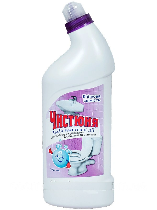 Засіб для догляду за унітазами Квіткова Свіжість Чистюня Care Products Toilets Flower Freshness 1л