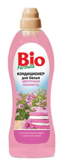 Кондиціонер для білизни Квіткова ніжність BIO Formula Fabric Softener Flower Tenderness 1л