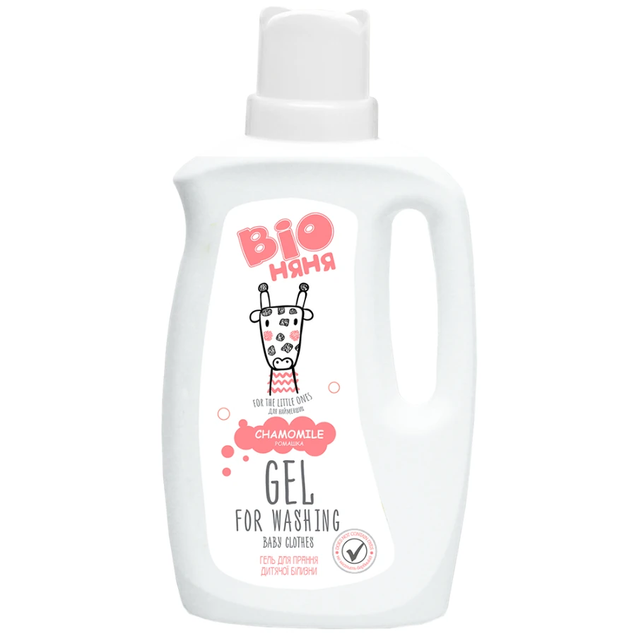 Гель для прання дитячої білизни BIO Няня Gel for Washing Baby Cothes Camomile Ромашка 1000 мл
