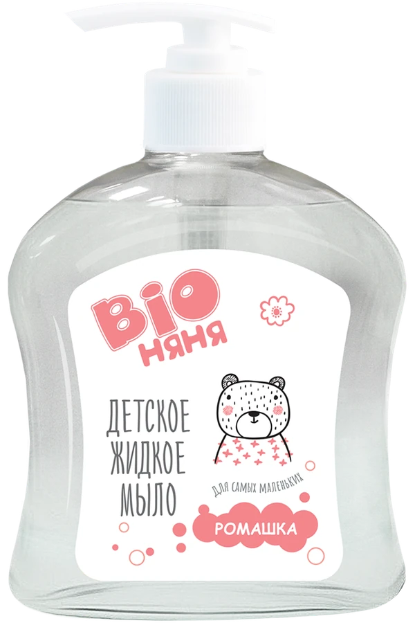 Дитяче рідке мило "Ромашка" BIO Няня Baby Liquid Soap Camomile 460 мл