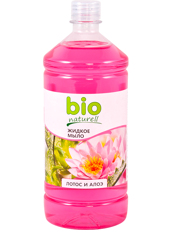 Рідке мило Лотос та Алое Bio naturell Liquid Soap Lotus and Aloe Stepney запаска 1000мл