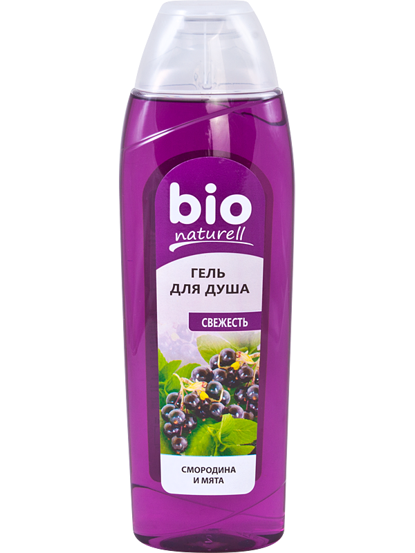Гель для душу Смородина та м`ята Bio naturell Shower Gel Currants and Mint 500мл
