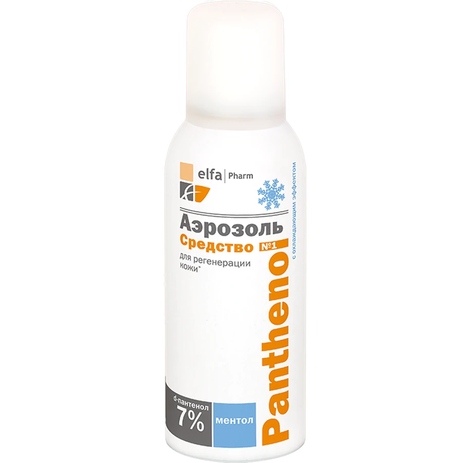 Аерозоль проти опіків з охолоджуючим ефектом Elfa Pharm Panthenol Spray with Cooling Effect 150 мл