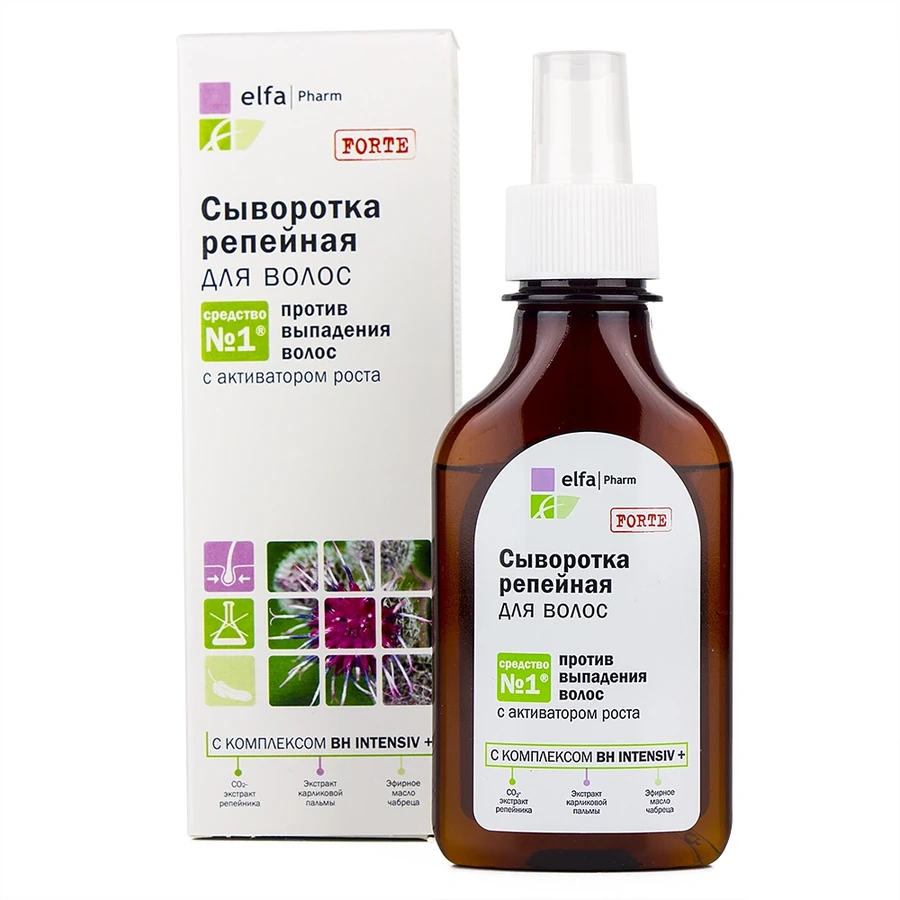 Сироватка "Реп`яхова" з активатором росту Elfa Pharm Burdock Serum 100 мл