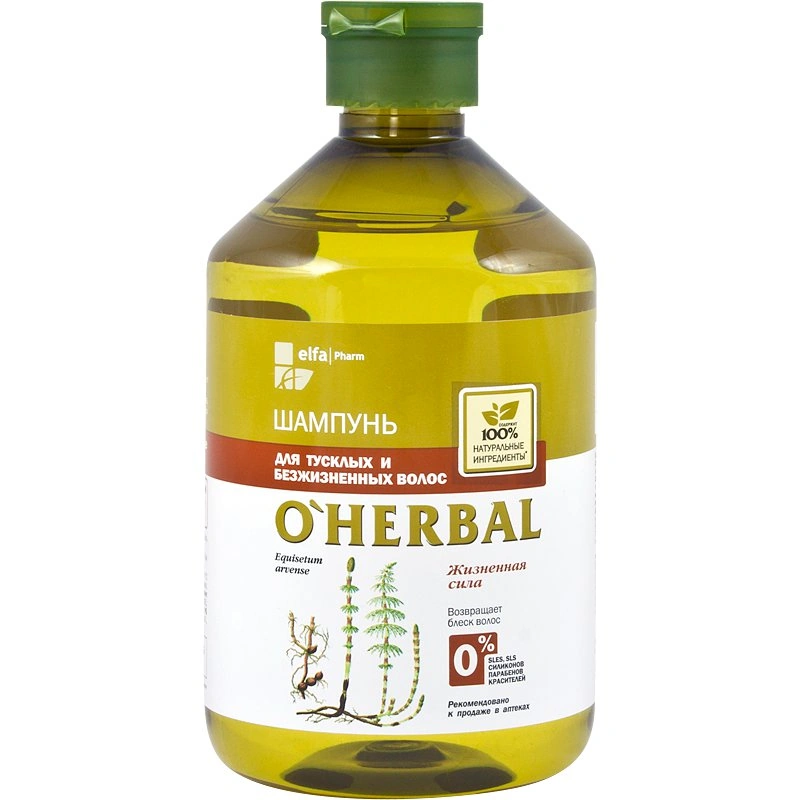 OHerbal Shampoo for Dull and Lifeless Hair 500мл