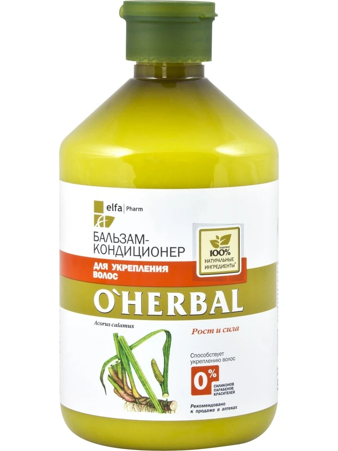 OHerbal Balm-Conditioner for Strengthening Hair 500 мл
