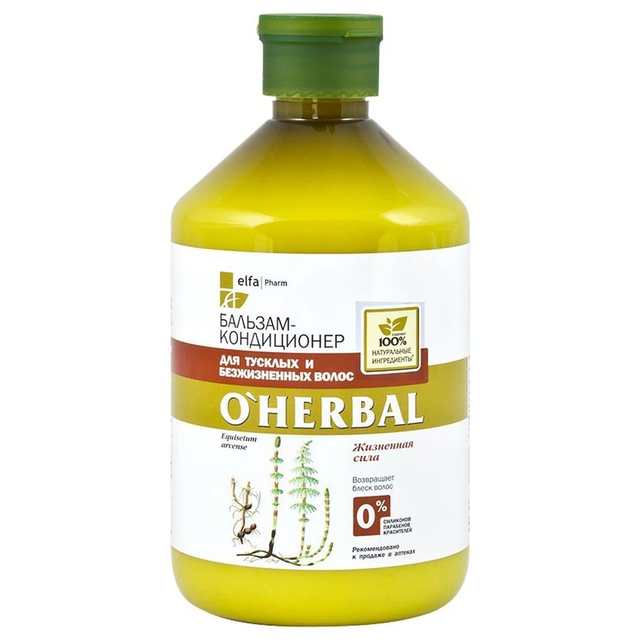 OHerbal Balm-Conditioner for Dull and Lifeless Hair 500 мл