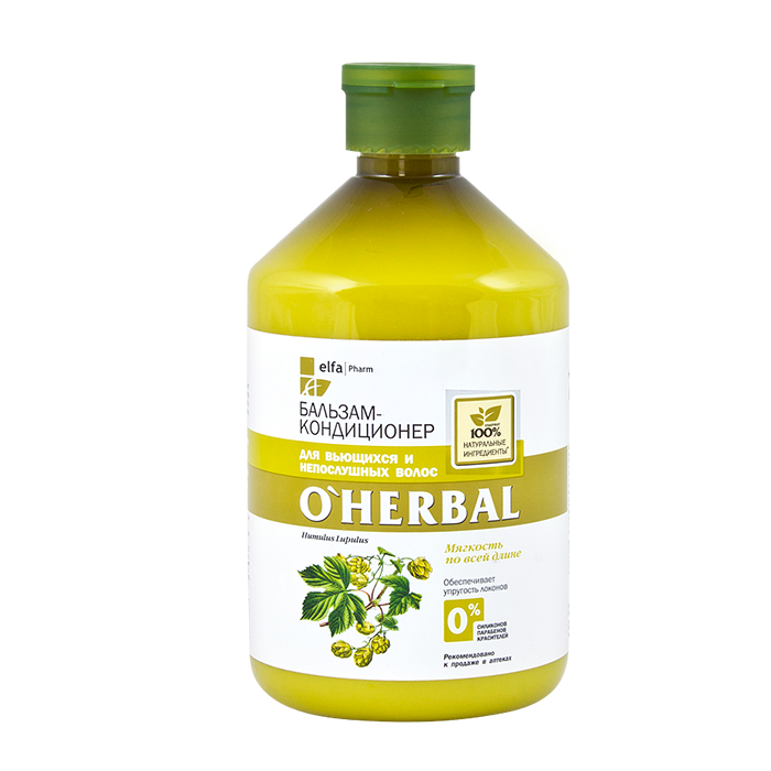 OHerbal Balm-Conditioner для Curly and Unruly Hair 500 мл