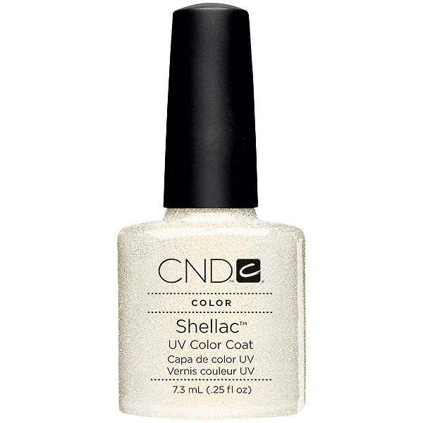 Гель-лак CND Shellac Gold Vip Status прозорий з мерехтливим, світло-золотистим блиском 7,3 мл