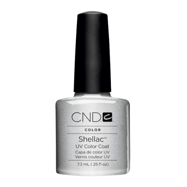 Гель-лак CND Shellac Silver Сhrome металік, щільний перламутр 7,3 мл