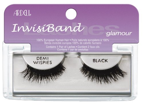Чорні вії Димка Ardell Invisibands Demi Wispies Black середні