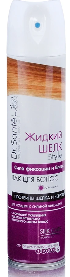 Лак для волосся Сила фіксації та Блиск Dr.Sante Hairspray Strength of Fixation and Shine 300 мл