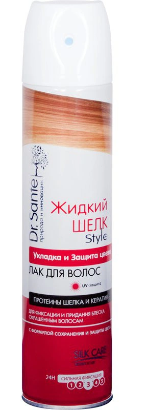 Лак для волосся Укладання та Захист кольору Dr.Sante Hairspray Styling and Color Protection 300 мл