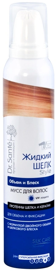 Мус для волосся Об`єм та Блиск Dr.Sante Mousse for Hair Volume and Shine 200 мл