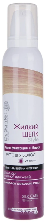 Мус для волосся Сила фіксації та Блиск Dr.Sante Mousse for Hair Strength of Fixation and Shine 300 мл