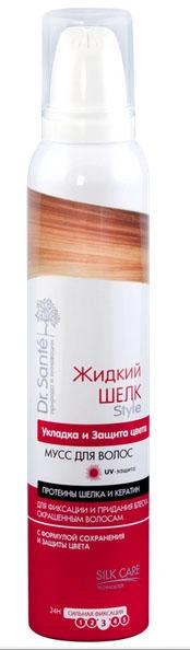 Мус для волосся Укладання та Захист кольору Dr.Sante Mousse for Hair Styling and Color Protection 300мл