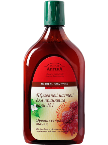 Настій для ванн №1 Еротичний танець Зелена аптека Infusion Bath №1 Erotic Dance 580мл